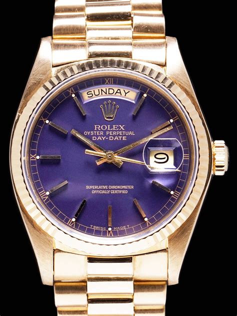 black and purple rolex|purple dial rolex day date.